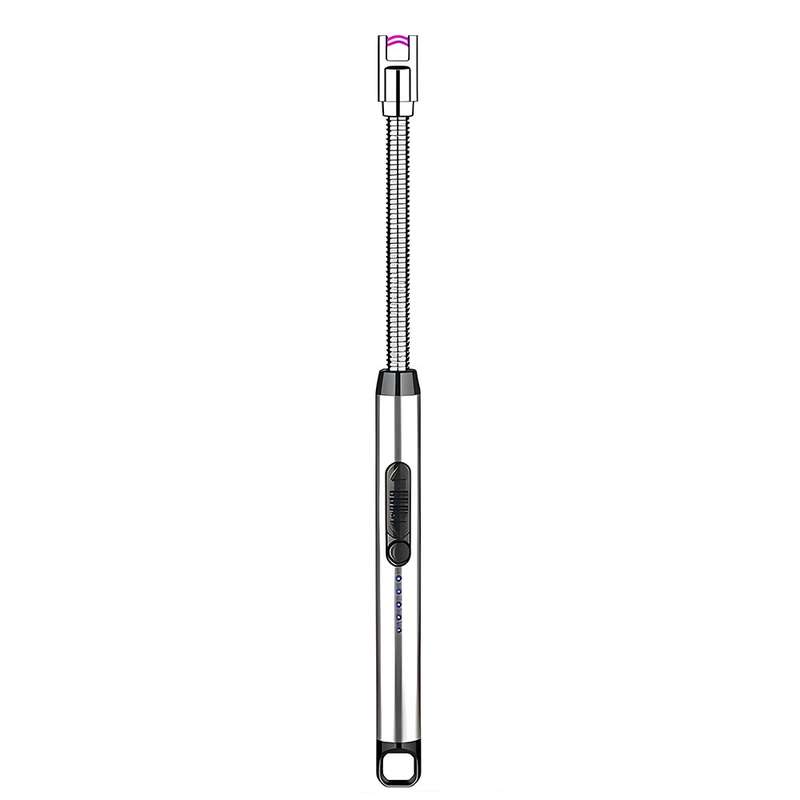 USB Rechargeable Lighter - LED Indicator / Compact and Portable / Quick Ignition / Child Safety L...