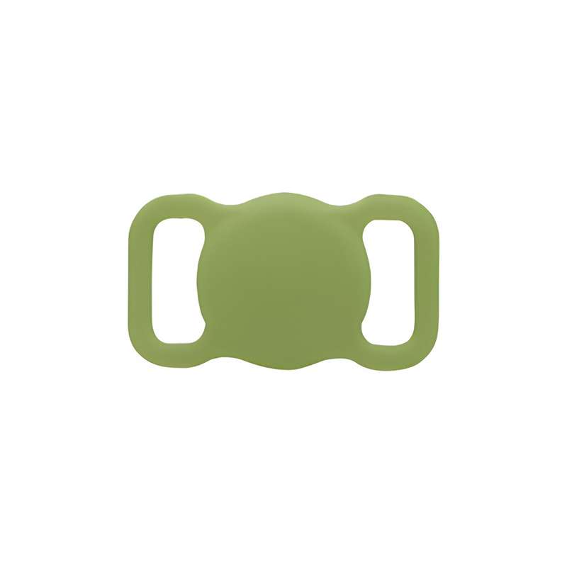 Secure and Stylish AirTag Holder for Dog Collars Olive