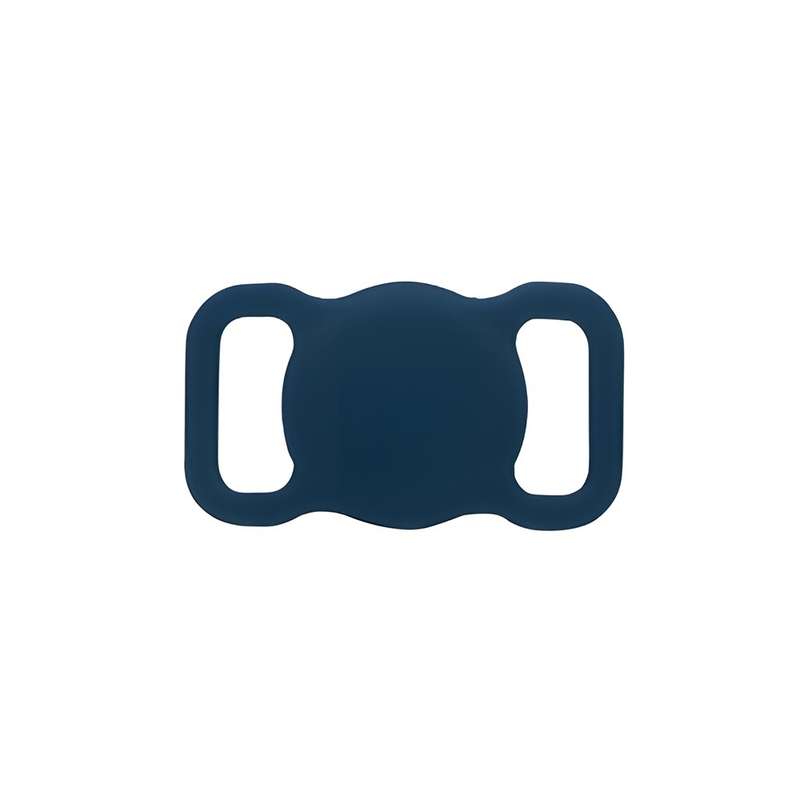 Secure and Stylish AirTag Holder for Dog Collars Navy.