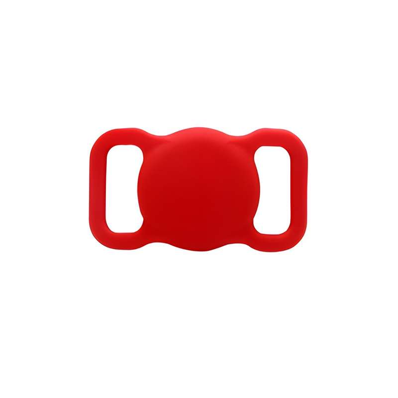 Secure and Stylish AirTag Holder for Dog Collars Red