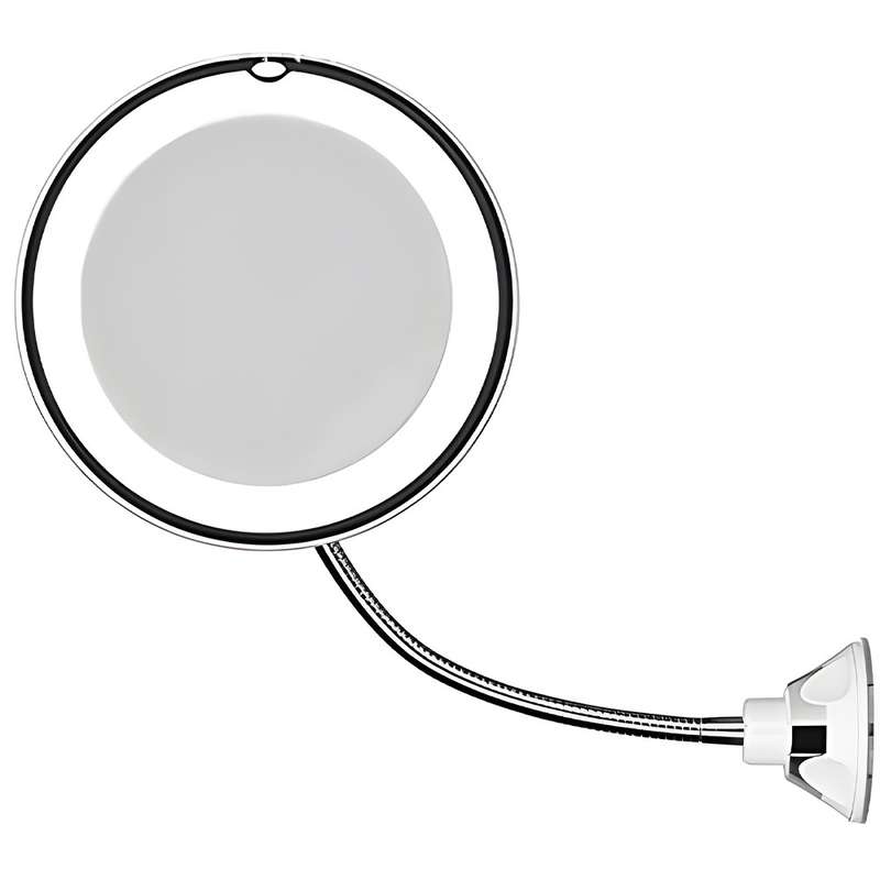 10X Magnification LED Flexible Mirror - Precision Grooming at Your Fingertips