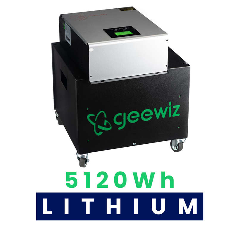 Axpert Type Pure Sine 3000VA Inverter Trolley + 2x 24v 100Ah LITHIUM Battery (24 HOUR BATTERY LIF...