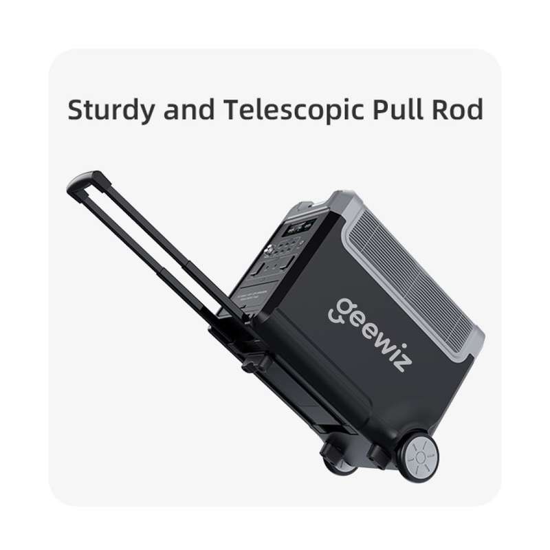 Geewiz 3600w Portable Power Station ADDITIONAL BATTERY - 3840Wh LIFEPO4 / 3HR Quick Charge(6 hours i