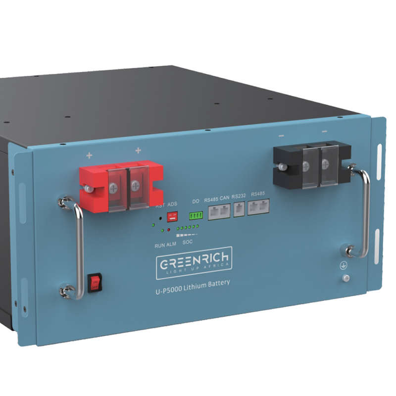 Greenrich UP5000 Lithium LifePO4 Battery - 1.5C / 4.9KWH / 7.5KW
