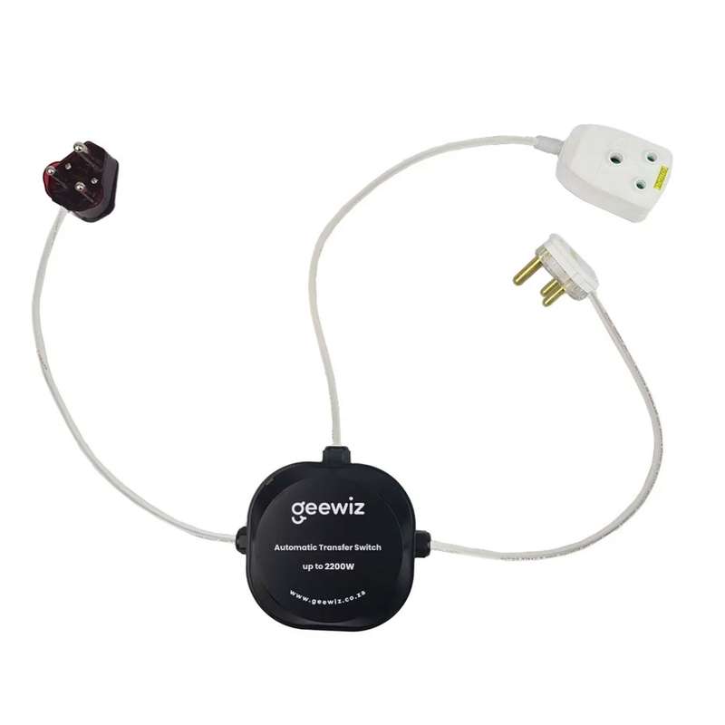 GeeWiz Automatic Inverter Transfer Switch - 230V/2200W - The easy fix for portable inverters without