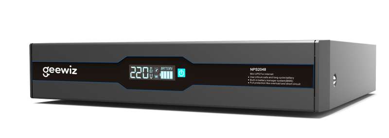 Geewiz Mini DC UPS (24000mAh) LifePO4 Backup Battery Power Bank Supply (75Wh) - 8x 12V / 9V AND P...