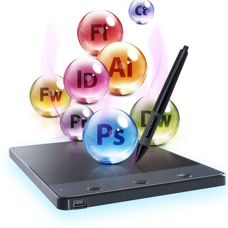 Huion H420 USB Graphics Tablet Drawing Pad - Used - Slightly Scratched - Good Condition