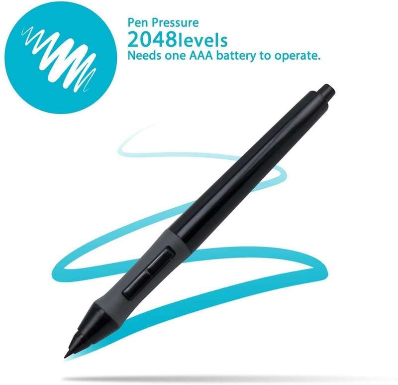 Huion H420 USB Graphics Tablet Drawing Pad - Used - Slightly Scratched - Good Condition