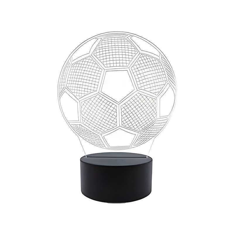 3D Soccer Lamp - Illuminate your Space with 16 Vibrant Colors / includes a Remote Control
