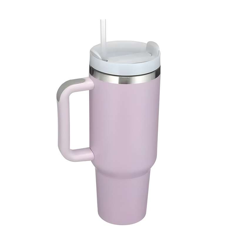 Stainless Steel Tumbler - for Coffee- Smoothies & More / 1200ml (Vacuum Insulated- Lid & Straw) L...