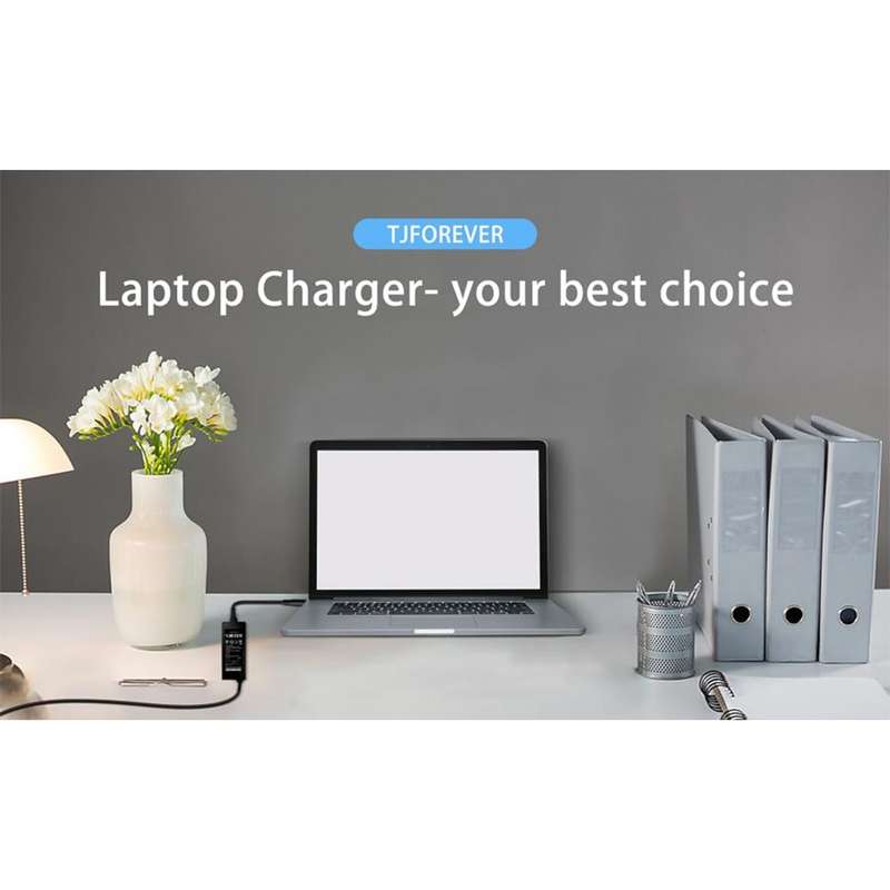 65W Laptop Charger  - compatible with Dell Inspiron - Latitude - and Vostro (7.4x5.0mm DC)