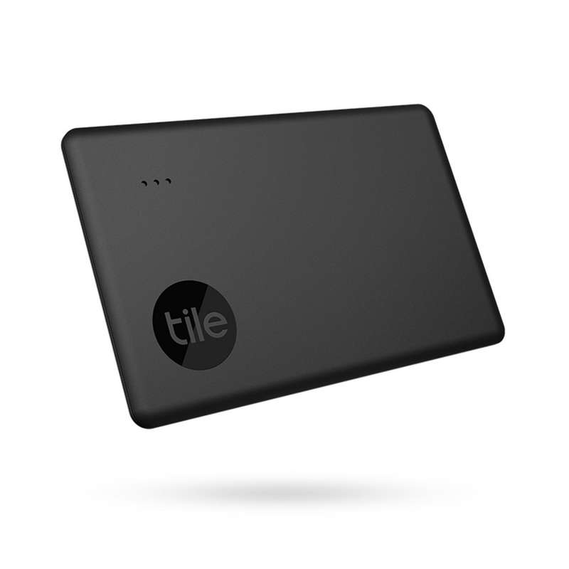 Tile Slim - Thin Bluetooth Tracker for Phones- Wallets- Luggage Tags- and More / Black