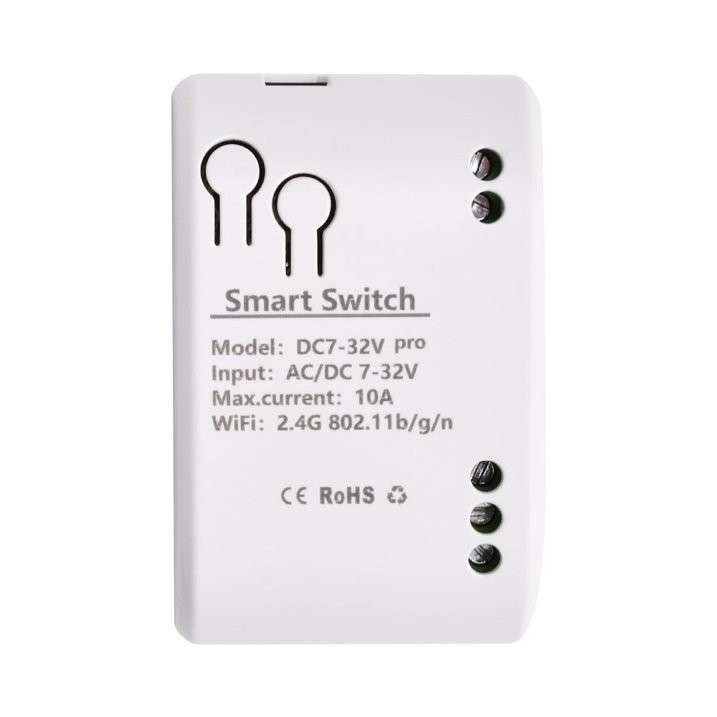 GeeWiz 1 Channel Inching Self-Locking WiFi / RF Switch 5V 12V (7-32V) - Open and Close gate from ...