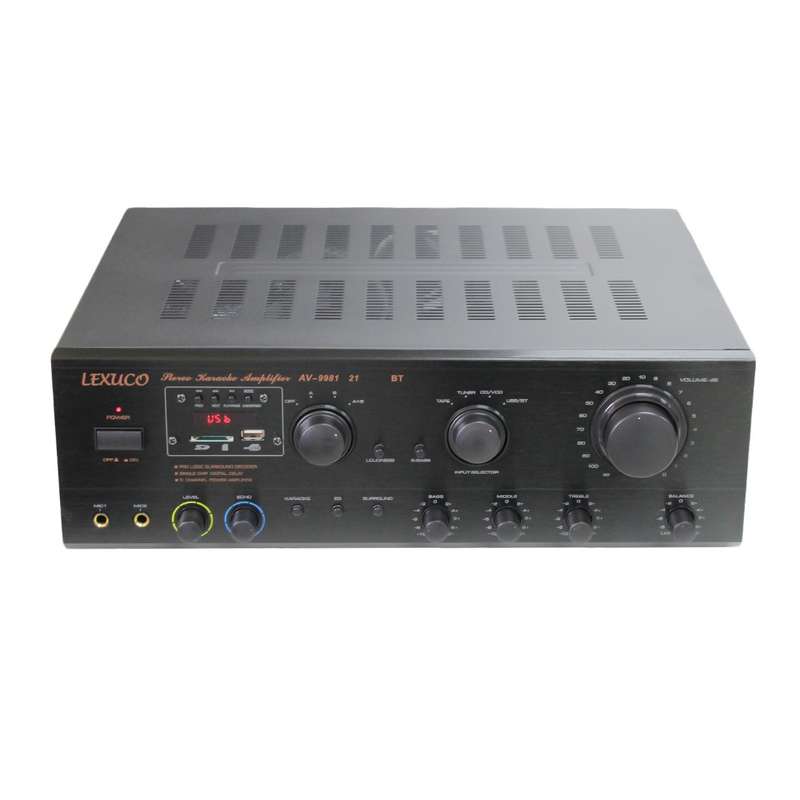 Lexuco Stereo Karaoke Amplifier - Bluetooth / USB