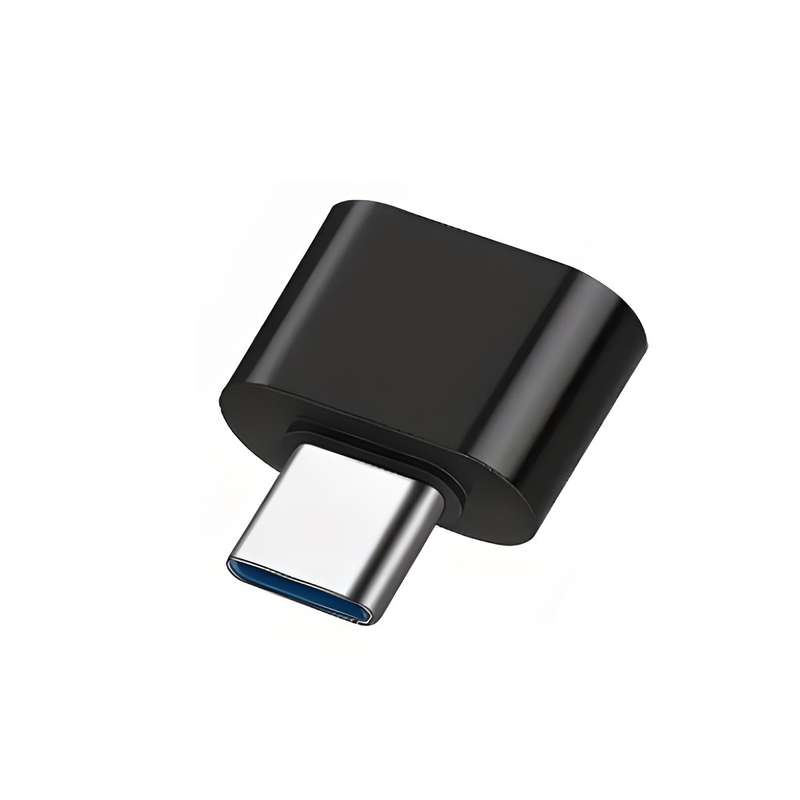 USB-A Female to USB-C Male Adapter - Power & Charge Compatible
