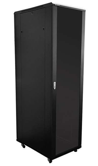 42U 800 Deep Cabinet 4 Fans & 3 Shelves - New - Slightly Scratched -  Damaged Packaging