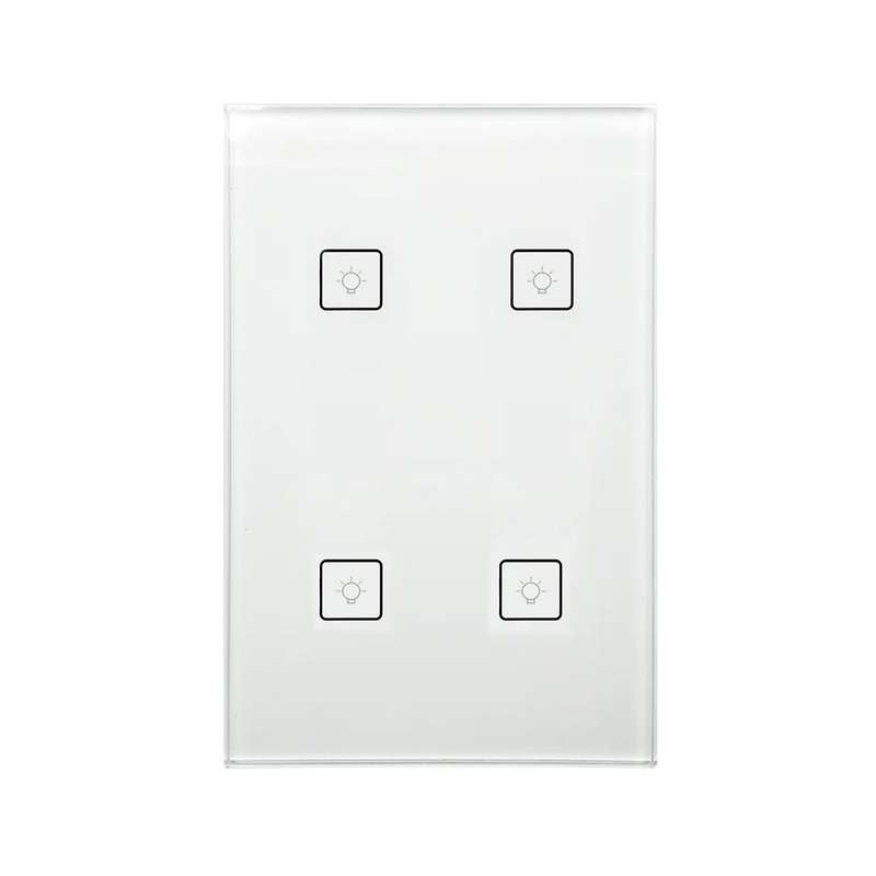 GeeWiz Wifi Smart Light Switch (NO NEUTRAL REQUIRED) - EWELINK 4 Gang