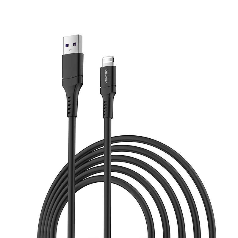 Ven-Dens Data Sync & Charging Cable (USB-A to Lightning) - 1.5m / 5V / 2.4A