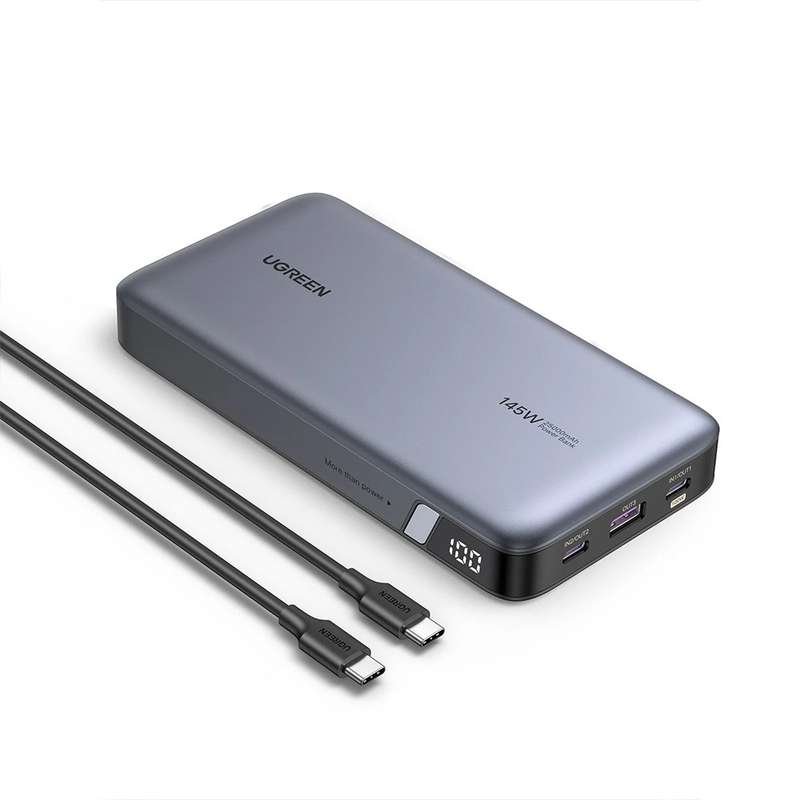 UGREEN 25000mAh 145W Power Bank - Charge Laptops & Phones at Blazing Speeds