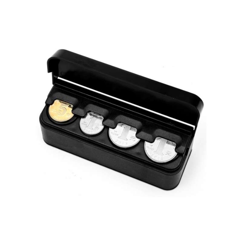 Travel-Friendly Car Coin Organizer - Keep Coins Secure On-the-Go
