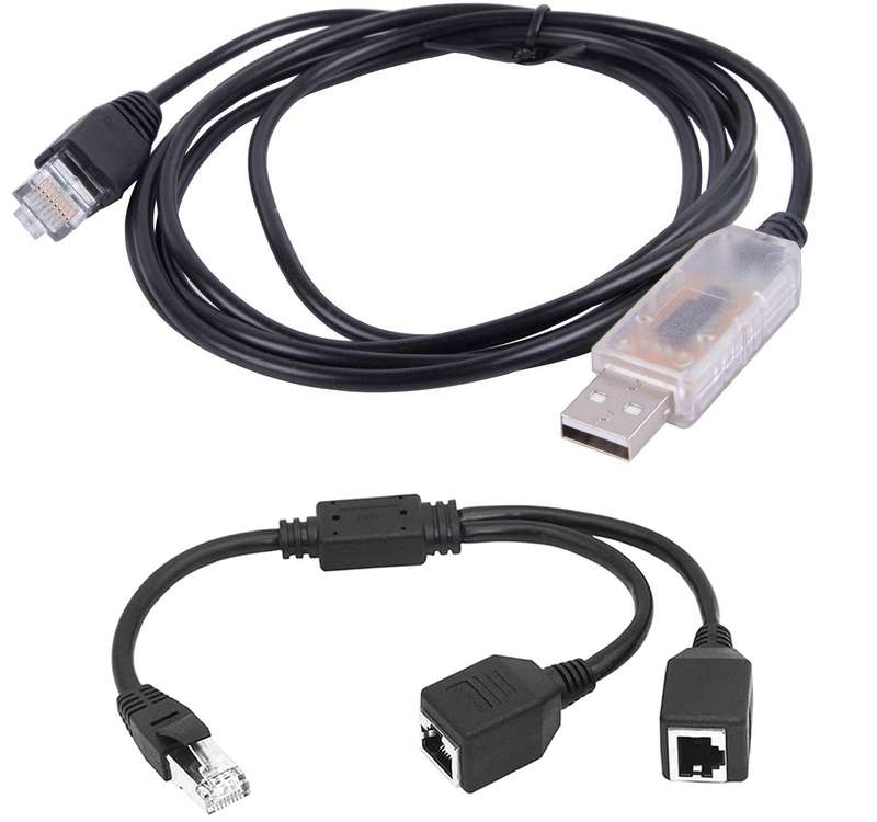 INVERTER USB to RS485 Communication Cable + Splitter for Solar Management Software (DEYE / SUNSYNK)
