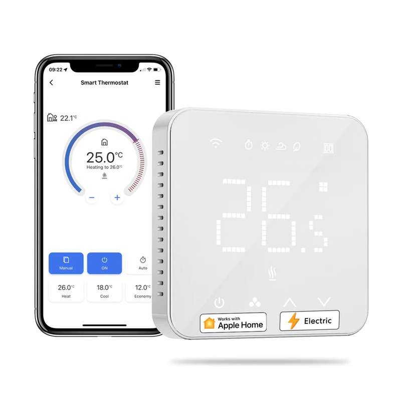 Meross Smart Thermostat - for Electric Underfloor Heating Systems (MTS200HK)