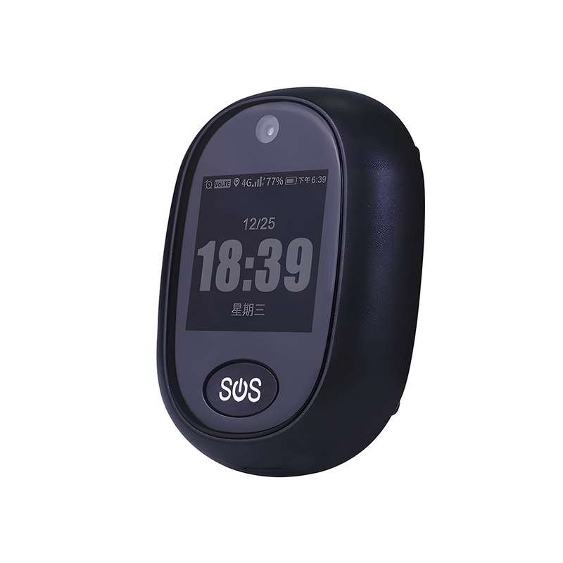 Fall Alarm with GPS Tracking (4G) - Peace of Mind for Seniors (Black)