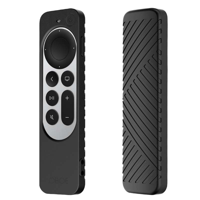 Apple TV Silicone Remote Case for 3rd Gen Remote (Multiple Colors) Black
