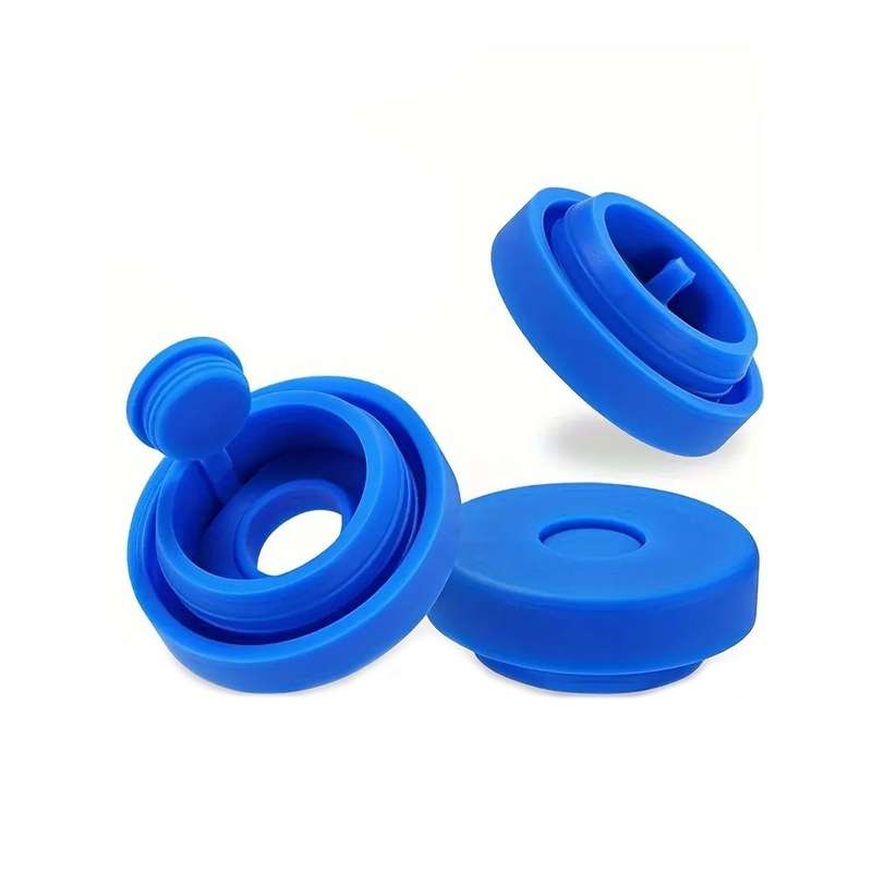 Silicone Sealing Lid for Water Dispenser - Blue