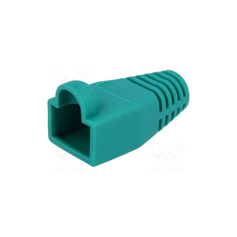 Network Rubber Boot RJ45 - Green