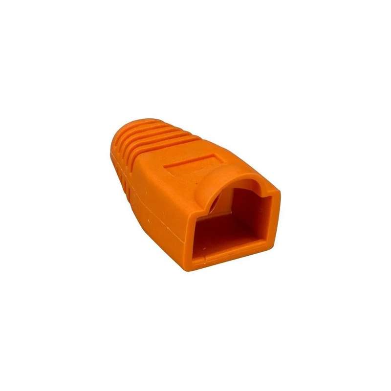 Network Rubber Boot RJ45 - Orange