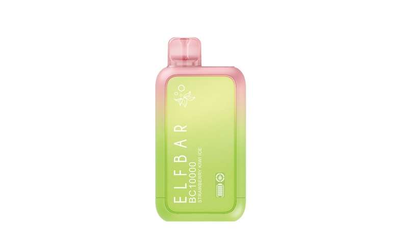 Elf Bar 10000 Puffs Disposable Vape - 5% Nic Strawberry Kiwi Ice