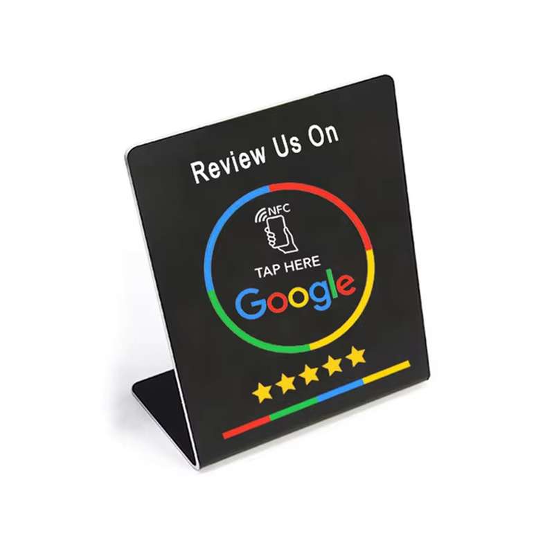 Google Review NFC Stand - Black