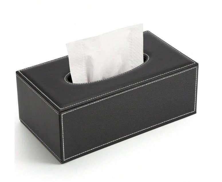 PU Leather Tissue Box Holder