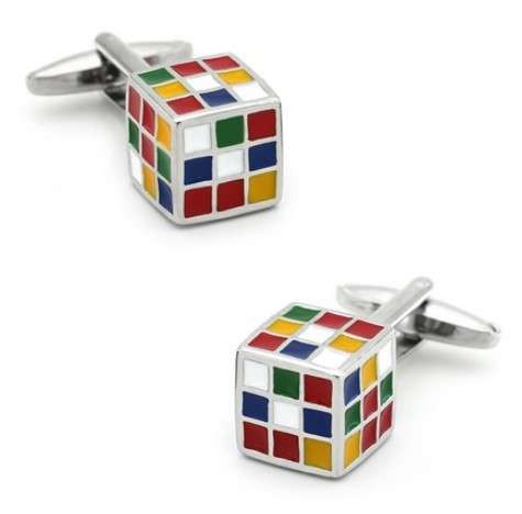 Magic Cube Cufflinks- 1 Pair