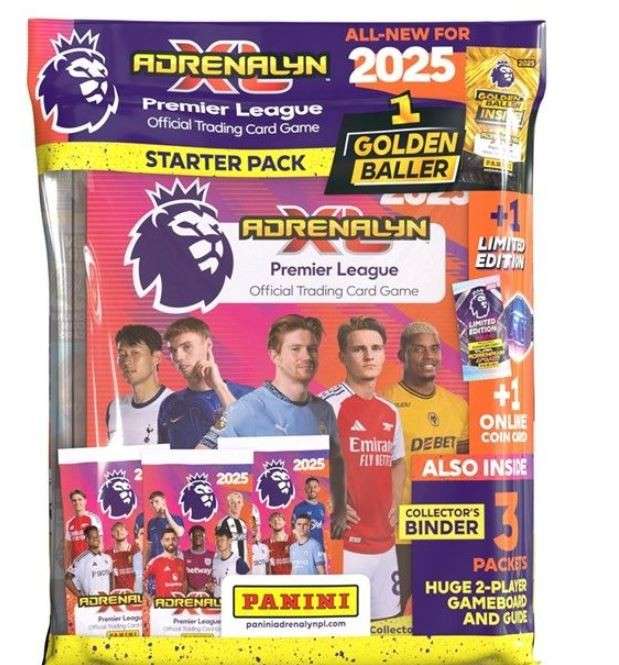 Panini 2025 Premier League Adrenalyn XL Trading Cards Starter Pack