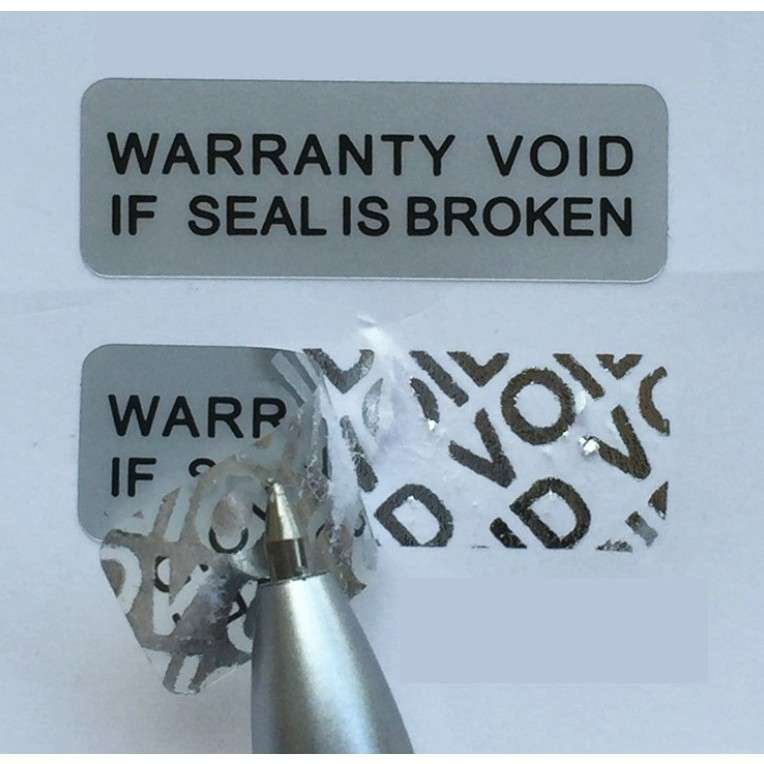 Warranty VOID Stickers (40 per sheet)