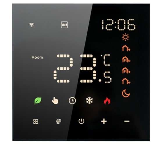 Tuya Smart Wi-Fi Thermostat Temperature Controller Black
