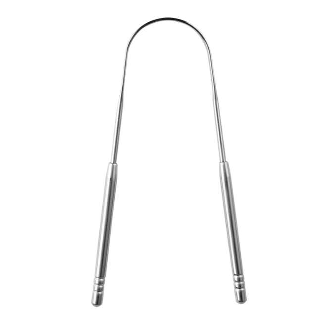 U Shaped Surgical Grade Stainless Steel Tongue Cleaner