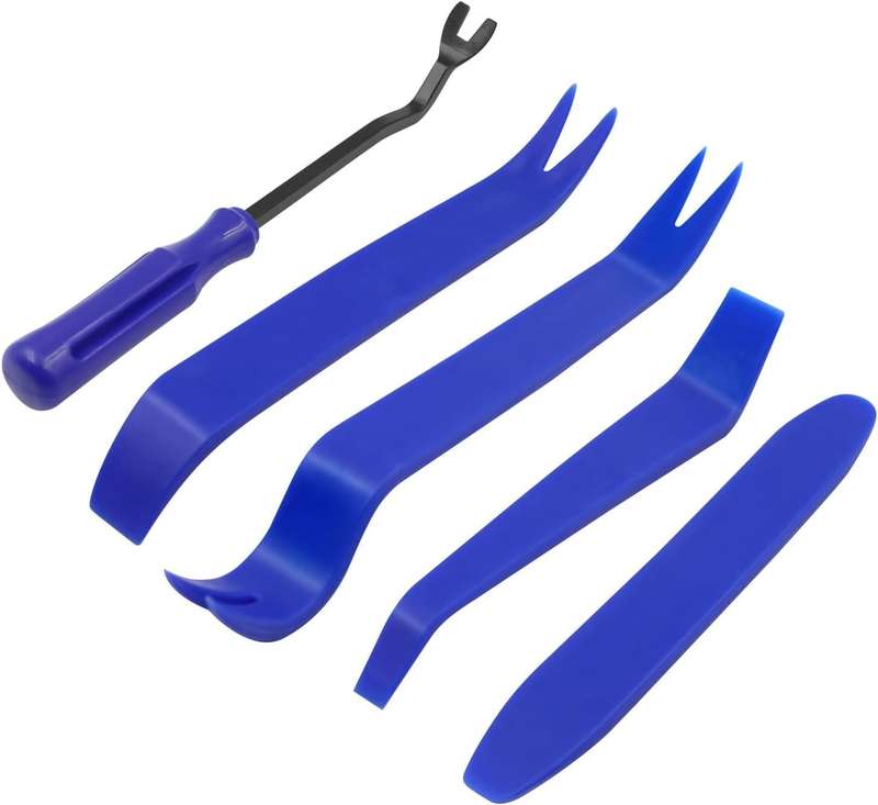 5-Piece Auto Trim Removal Tool Set - Car Panel- Dash- and Door Clip Removal Kit