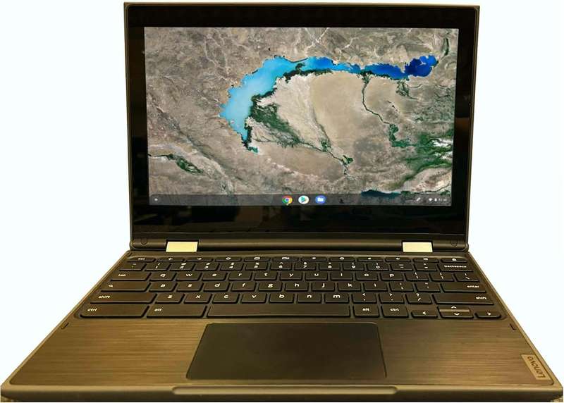 Refurbished Lenovo 11.6" 300e Chromebook Touchscreen - 2-in-1 MediaTek Quad-Core- 4GB RAM- 32GB S...