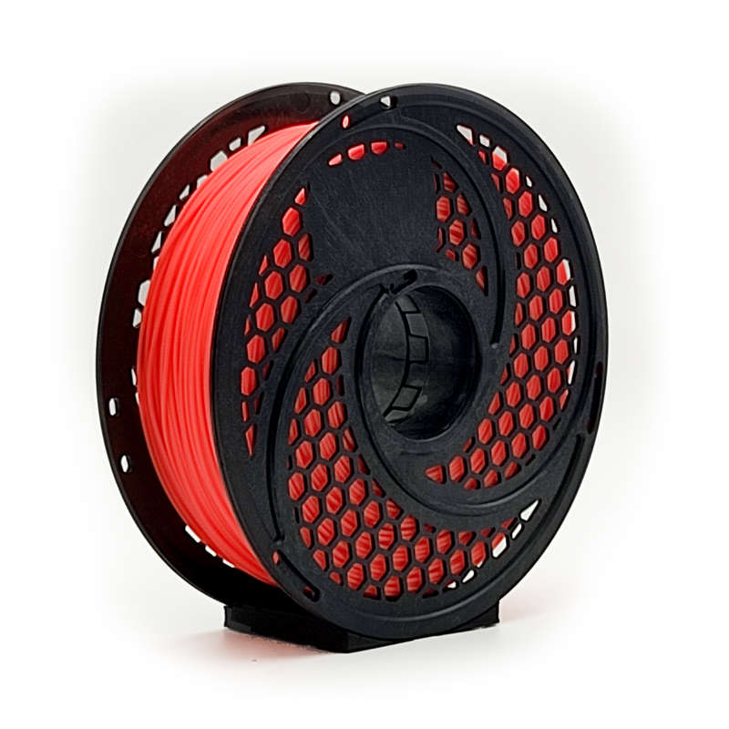 SA Filament PLA UV Neon Fire Red Filament 1kg 1.75mm