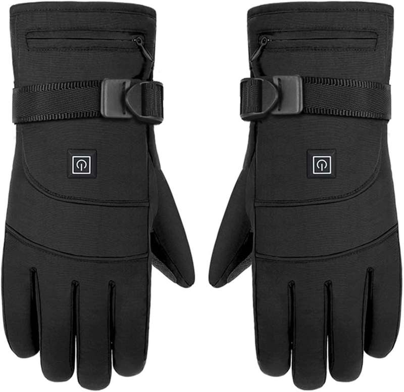 Unisex Rechargeable Heated Gloves - 3 Heat Settings  Electric Winter Gloves with Touchscreen C...