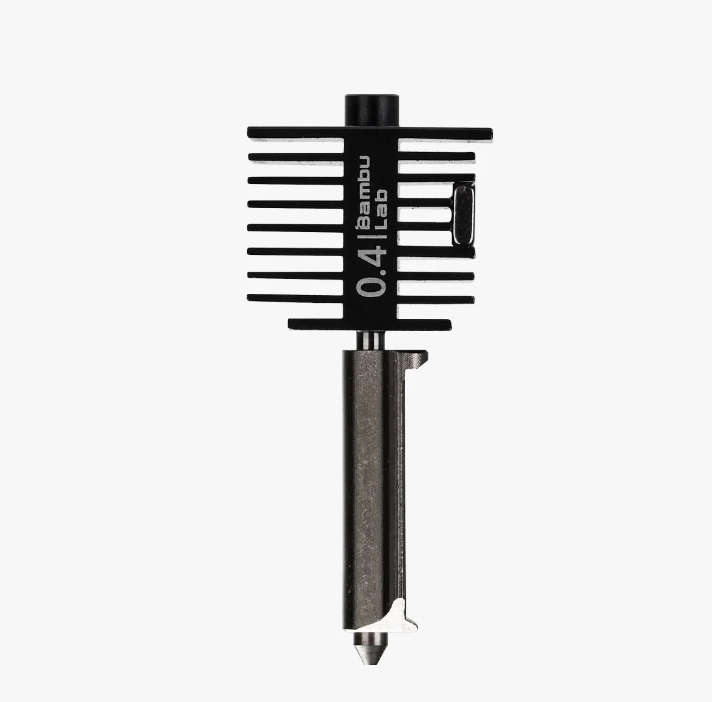 Bambu Hotend  A1 Series  0.4mm Hardened Steel Nozzle for High-Performance 3D Printing