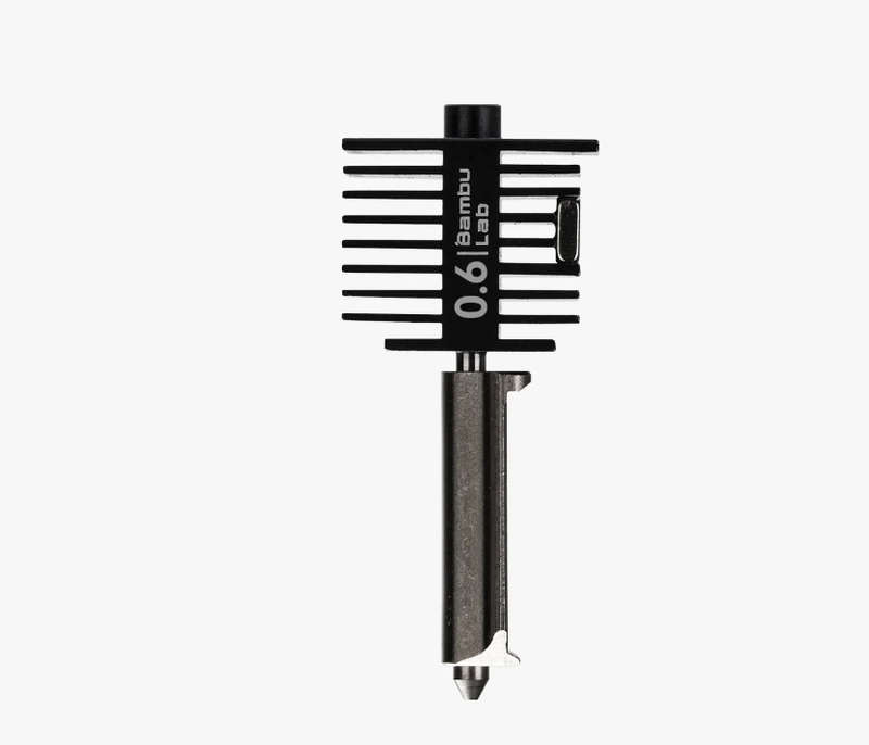 Bambu Hotend  A1 Series  0.6mm Hardened Steel Nozzle for High-Performance 3D Printing