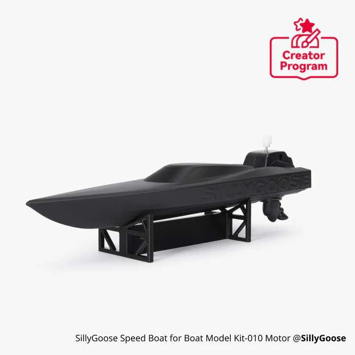 SillyGoose Speed Boat Model Kit 010  DIY Windup Motor Boat Component