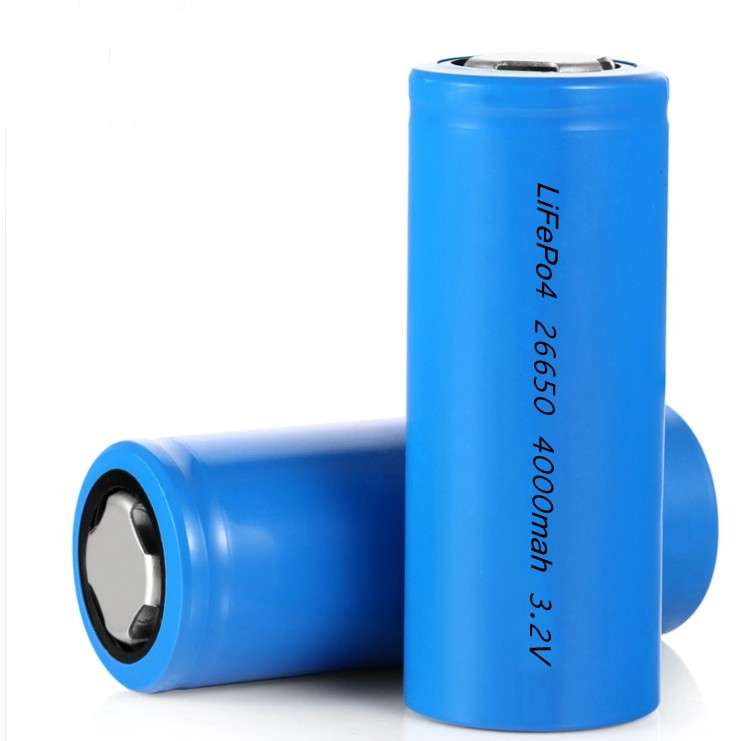 26650 LifeP04 Rechargeable Battery 3.2V 4000mAh