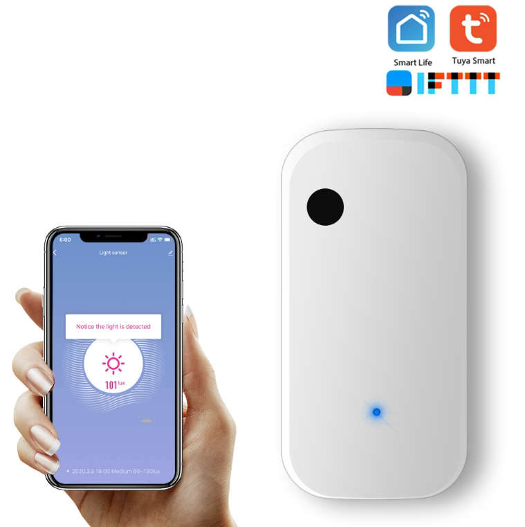 Tuya WiFi Light Sensor Luminance Brightness Sensor