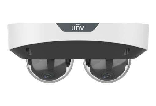 Uniview Ultra H.265 - 2*2MP Dual-channel Non-Splicing Multiview Fixed IP Dome Camera - Used -  Ex...
