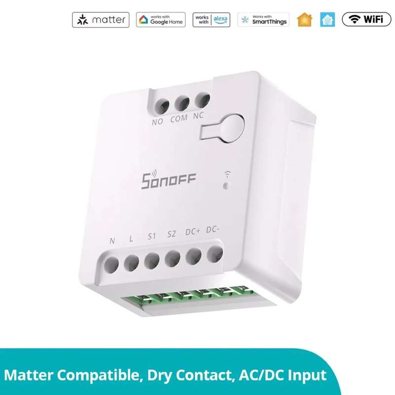 SONOFF Mini-D Dry Contact with Matter - MINI Dry Wi-Fi Smart Switch (Dry Contact Relay)